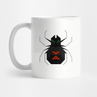Black Widow - Geometric Abstract Mug
